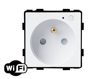Modul WiFi zásuvka s měřením výkonu (Barva Šedá)