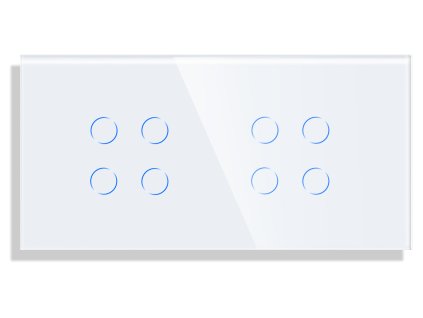 Panel Gala Touch 4 okruhy + 4 okruhy (Barva Šedá)