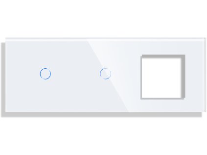 Panel Gala Touch 1 okruh + 1 okruh + rámeček (Barva Šedá)