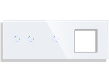 Panel Gala Touch 2 okruhy + 1 okruh + rámeček (Barva Šedá)