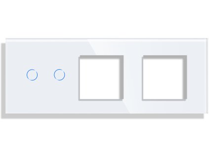 Panel Gala Touch 2 okruhy + rámeček + rámeček (Barva Šedá)