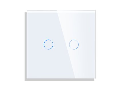 RF vypínač s baterií, 2 okruhy (Barva Černá)