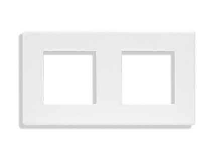 Dvojmístný rámeček Poly, plastový (Barva Šedá)