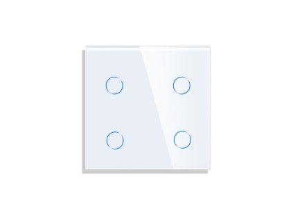 Minipanel Touch vypínač 4 okruhy (Barva Šedá)