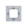 Jednomístný rámeček Gala, skleněný (Barva Šedá)
