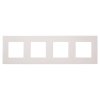 Čtyřmístný rámeček Klasik, plastový (Barva Šedá)