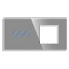 Panel Gala Touch stmívač + rámeček (Barva Šedá)