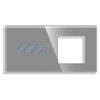 Panel Gala Touch závěsy + rámeček (Barva Šedá)