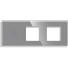 Panel Gala Touch 1 okruh + rámeček + rámeček (Barva Šedá)