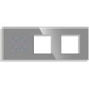 Panel Gala Touch 4 okruhy + rámeček + rámeček (Barva Šedá)