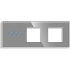 Panel Gala Touch stmívač + rámeček + rámeček (Barva Šedá)