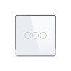 WiFi+Zigbee dálkový ovladač Gala Touch trojtlačítkový (Barva Černá)