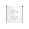 WiFi+Zigbee dálkový ovladač Gala Touch šestitlačítkový (Barva Černá)