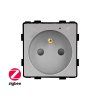 Modul Zigbee zásuvka s měřením výkonu (Barva Šedá)