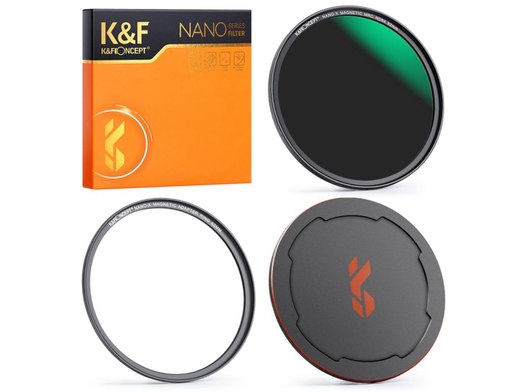 348348 k f concept magneticky filter sosovky s neutralnou hustotou 67 mm nd64