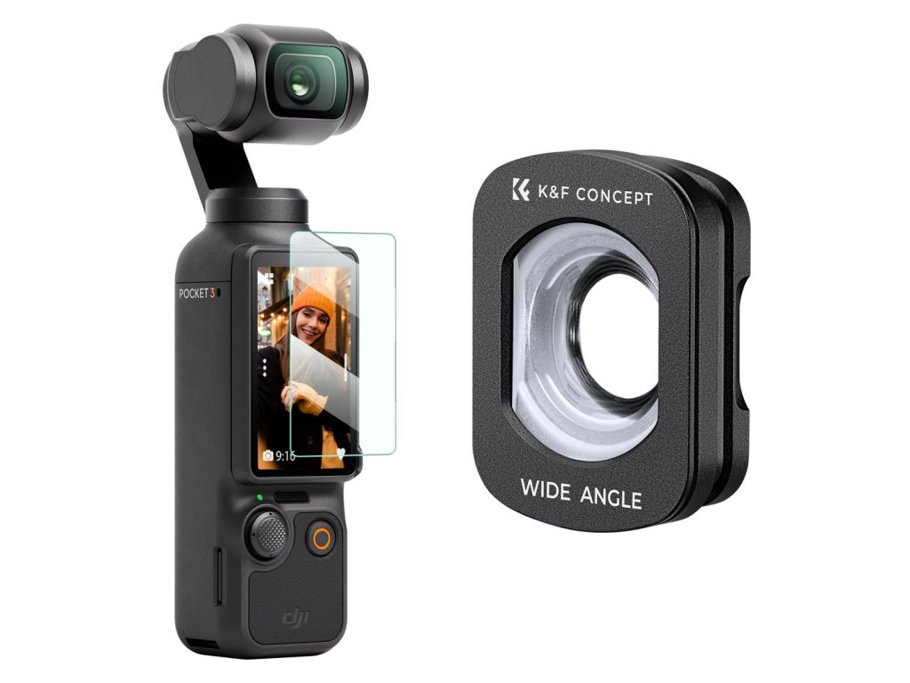 401870 k f concept k f magneticky sirokouhly filter pre dji osmo pocket 3 prislusenstvo ochrana akcny objektiv fotoaparatu