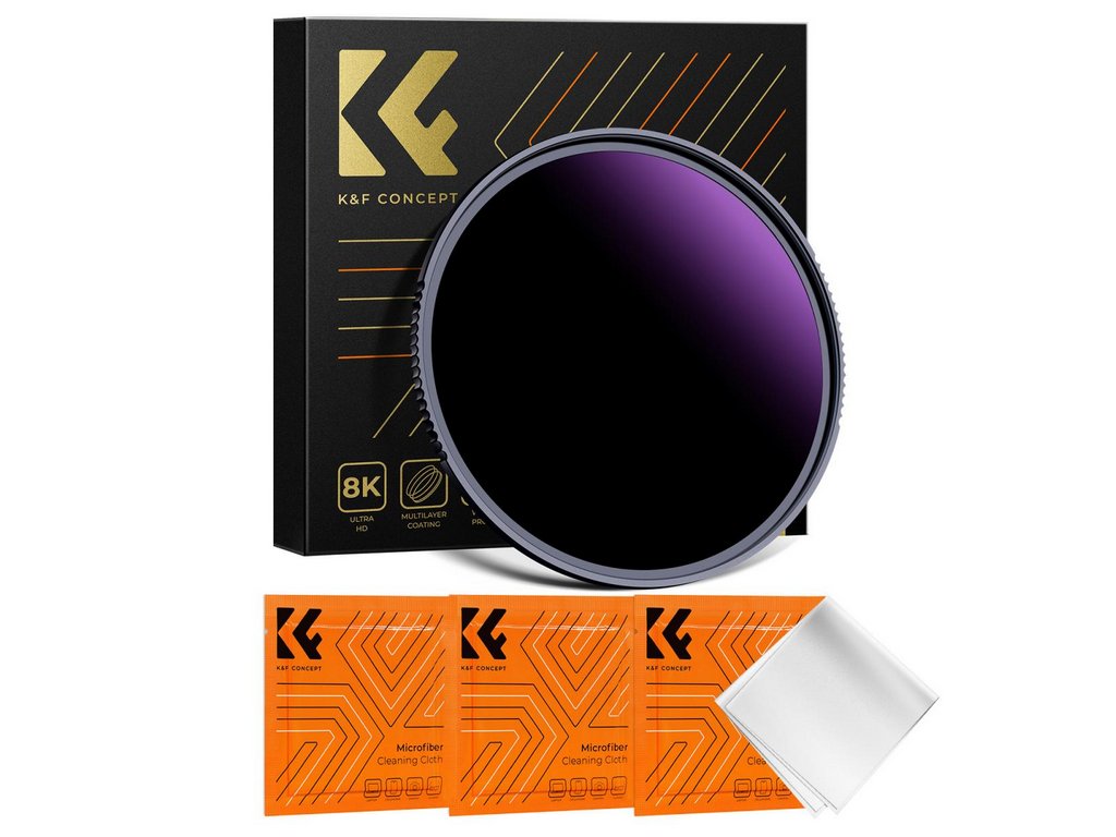 428609 k f concept k f 49mm filter nano x ultra nd1000000 hd vodotesny proti poskriabaniu antireflexny fialovo cerveny coa