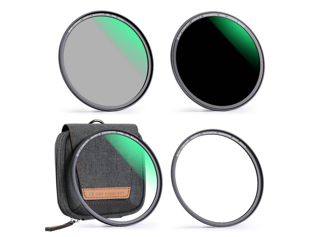 430755 k f concept k f 77mm magneticka suprava 3ks filtrov mcuv cpl nd1000 filterovy kruzok hd vodotesny odolny proti poskriabaniu zeleny