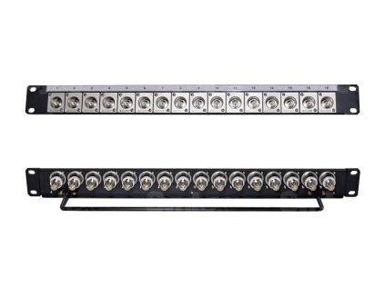 383367 canare patch panel bnc 19 1u 4xbnc f