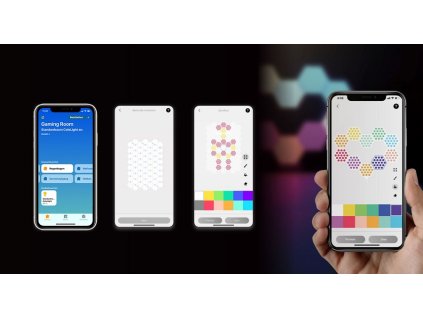 378009 cololight plus modularne sikovne wi fi osvetlenie zakladna s 3 blokmi homekit verzia