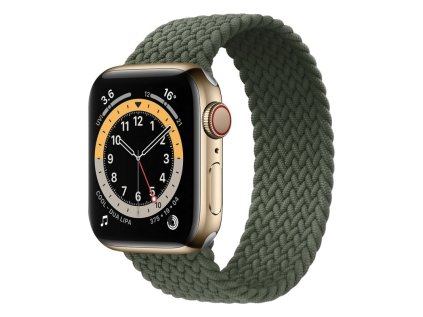 coteetci pleteny remienok pre apple watch 384041mm zeleny