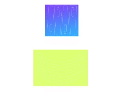 15045 dji avata night luminous sticker