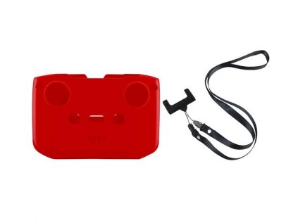 9762 dji rc n1 silikonova ochrana vysielaca popruh vysielaca red