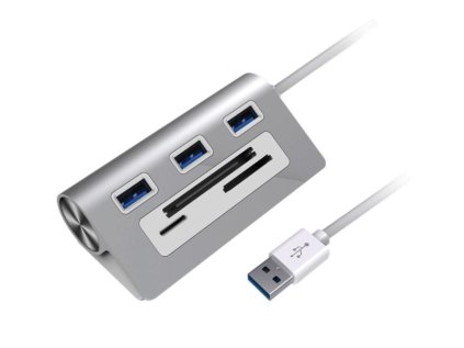 282600 dokovacia stanica citacka kariet 5v1 z hlinikovej zliatiny usb 3 0