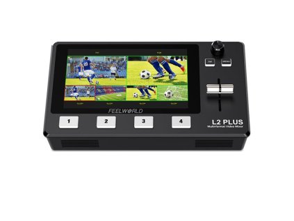 347295 feelworld l2 plus hdmi live stream switcher so vstavanym 5 5 lcd monitorom