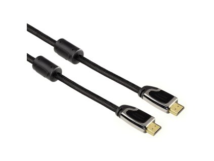 47820 hama hdmi kabel vidlica vidlica 3 m pozlat ferit filtre kovove vidlice opleteny