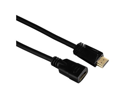 51561 hama hdmi predlzovaci kabel vidlica zasuvka pozlateny 3 3 m