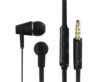 50259 hama sluchadla s mikrofonom joy stuple regulacia hlasitosti cierne