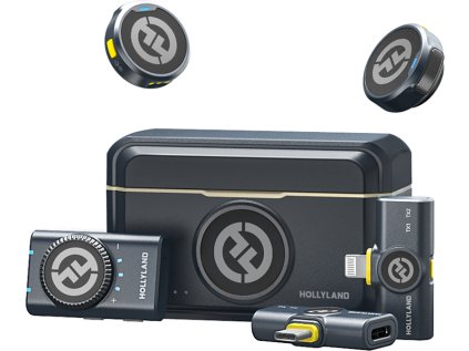 382752 hollyland lark m2 combo bezdrotovy klopovy mikrofon duo shinecharcoal