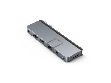 378627 hyper hyperdrive duo pro 7 in 2 usb c hub pre macbook pro air space grey