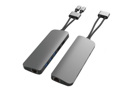 377949 hyper hyperdrive viper 10 v 2 usb c hub sivy