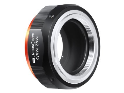355857 k f concept vysoko presny adapter objektivu k f m42 m4 3 pro oranzovy adapter