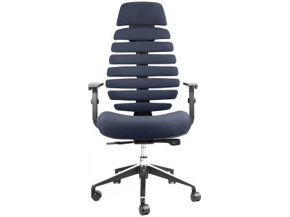 172562 kancelarska stolicka fish bones pdh cierny plast tmavo seda 26 60 5 3d podrucky