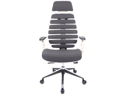 172568 kancelarska stolicka fish bones pdh sivy plast 26 64 siva 3d podrucky