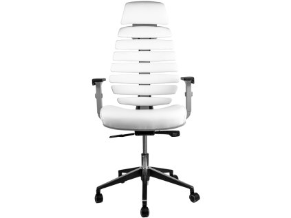 172481 kancelarska stolicka fish bones pdh sedy plast biela kozenka pu480329