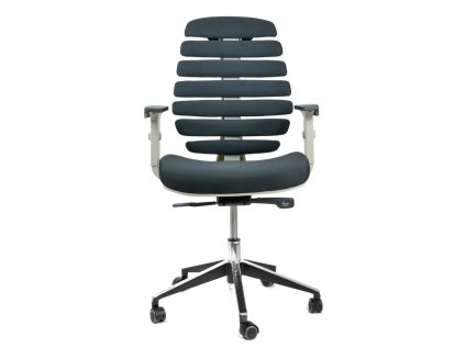 172331 kancelarska stolicka fish bones sivy plast cierna latka 26 60