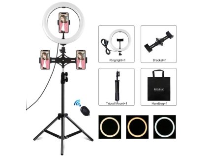 slo pl Puluz na stativ s 26 cm LED kruzkom pre vlogging 1 1 m PKT3070B 19852 1