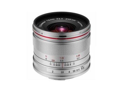 101762 lahky objektiv laowa c dreamer 7 5 mm f 2 0 pre micro 4 3 strieborny