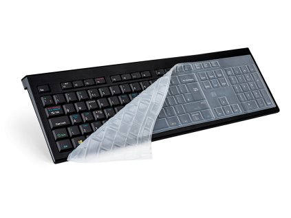 350211 logickeyboard logicka klavesnica clear silicone skin for astra keyboard