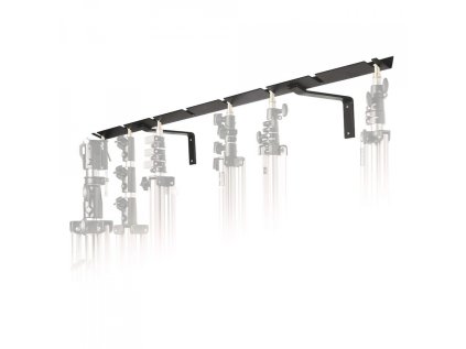 350547 manfrotto 027 nastenny drziak stojana pre 8 stojanov