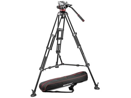 350979 manfrotto stativ s fluidnou video hlavou hlinik