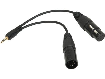 53744 nanlite dmx adapter cable with 3 5mm