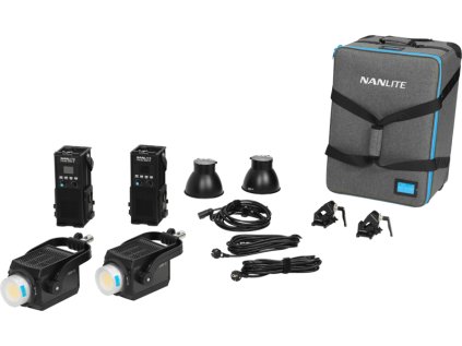 255492 nanlite forza 500 ii 2 suprava led bodove svetlo s puzdrom na vozik