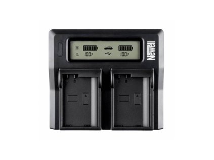 101813 newell dc lcd dvojkanalova nabijacka pre baterie dmw blf19e