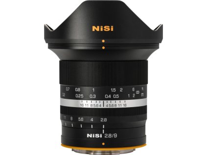 398579 nisi lens 9mm f2 8 for aps c fuji x mount rozbaleny kus