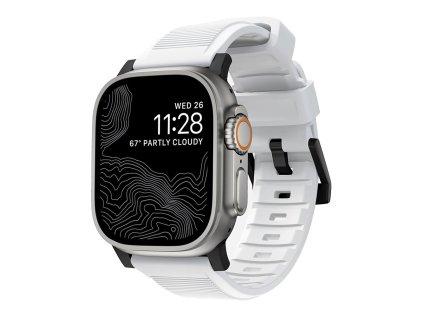 389446 nomad remienok rugged strap pre apple watch 44 45 49mm white black hardware